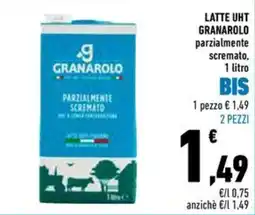 Conad Superstore Latte UHT Granarolo parzialmente scremato offerta