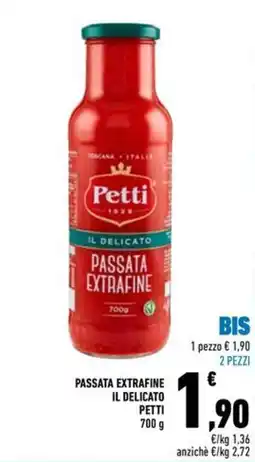 Conad Superstore Passata extrafine il delicato Petti offerta