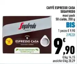 Conad Superstore Caffè espresso casa Segafredo offerta