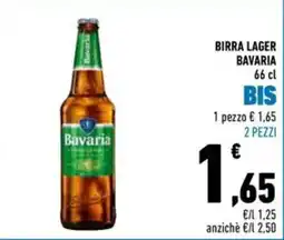Conad Superstore Birra lager Bavaria offerta