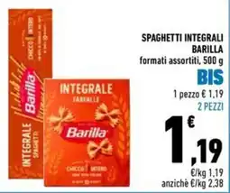 Conad Superstore Spaghetti integrali Barilla offerta
