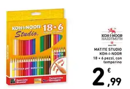 Spesa Facile Conad Matite Studio Koh-I-Noor offerta