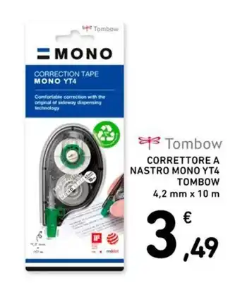 Correttore a nastro Mono YT4 Tombow