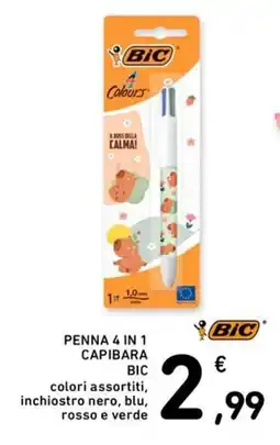 Spesa Facile Conad Penna 4 in 1 Capibara Bic offerta