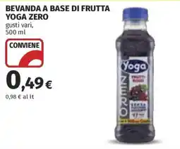 Coop Superstore Beveranda a base di frutta Yoga Zero offerta