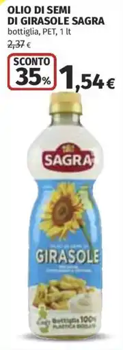 Coop Superstore Olio di semi di girasole Sagra offerta