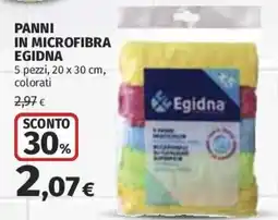 Coop Superstore Panni in microfibra Egidna offerta