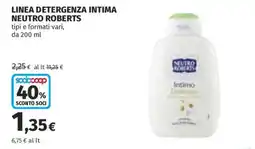 Coop Superstore Detergenza intima Neutro Roberts offerta