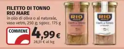 Coop Superstore Filetto di tonno Rio Mare offerta