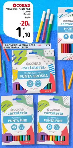 Spesa Facile Conad Conad Pennarelli punta fine offerta