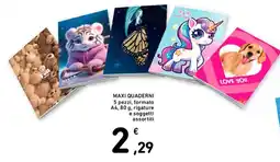 Spesa Facile Conad Maxi quaderni offerta