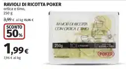 Coop Superstore Ravioli di ricotta Poker offerta