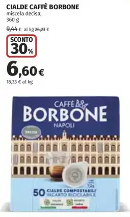 Coop Superstore Cialde caffè Borbone offerta