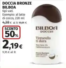 Coop Superstore Doccia bronze Bilboa offerta