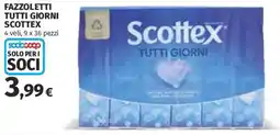 Coop Superstore Fazzoletti Scottex tutti giorni offerta