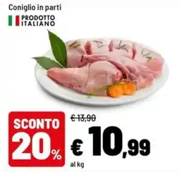Iper La Grande Coniglio in parti offerta