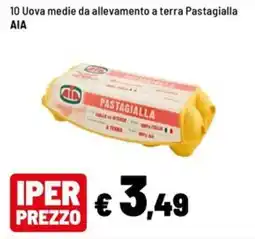 Iper La Grande Uova medie da allevamento a terra Pastagialla AIA offerta