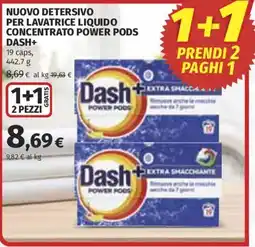 Coop Superstore Detergente per lavatrice liquido concentrato Dash+ offerta