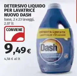 Coop Superstore Detersivo liquido per lavatrice nuovo Dash offerta