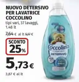 Coop Superstore Detersivo per lavatrice Coccolino offerta