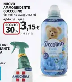 Coop Superstore Ammorbidente Coccolino offerta