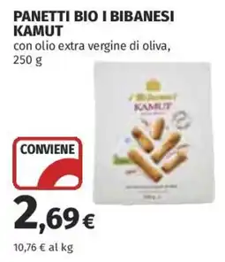 Coop Superstore Panetti bio i bibanesi kamut offerta