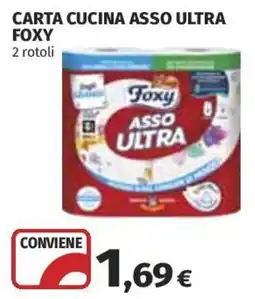 Coop Superstore Carta cucina Asso Ultra Foxy offerta
