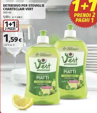 Detersivo per stoviglie Chanteclair Vert