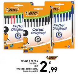Spesa Facile Conad Penne a sfera Cristal Bic offerta