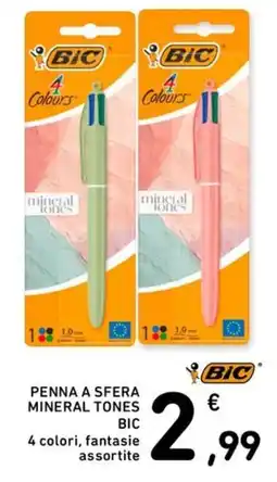 Spesa Facile Conad Penna a sfera mineral tones Bic offerta