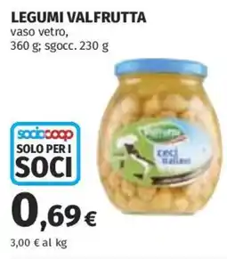 Coop Superstore Legumi Valfrutta offerta