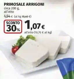 Coop Superstore Primosale Arrigoni offerta