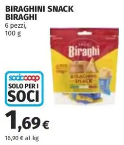 Coop Superstore Biraghini snack Biraghi offerta