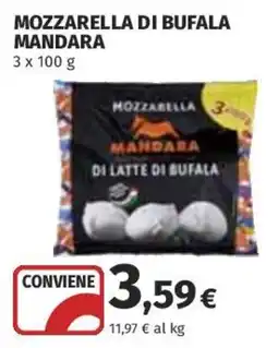 Coop Superstore Mozzarella di bufala Mandara offerta