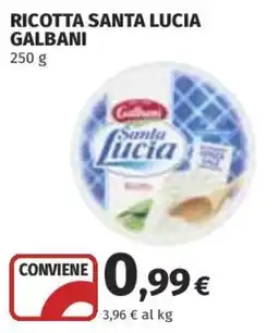 Coop Superstore Ricotta Santa Lucia Galbani offerta
