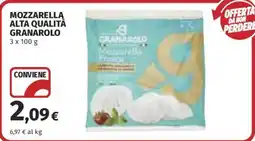 Coop Superstore Mozzarella alta qualità Granarolo offerta