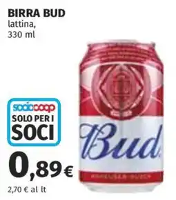 Coop Superstore Birra Bud offerta
