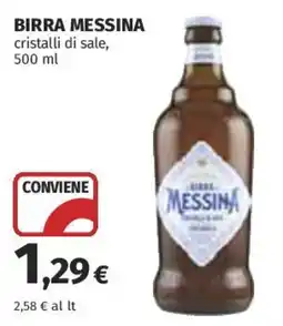 Coop Superstore Birra Messina cristalli di sale offerta