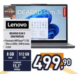 Iper La Grande Lenovo IDEAPAD Slim 3 offerta