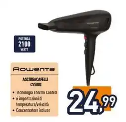 Iper La Grande Rowenta asciugacapelli CV5803 offerta