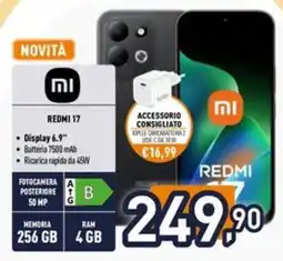 Iper La Grande Redmi 17 offerta