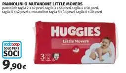 Coop Superstore Huggies Little Movers offerta