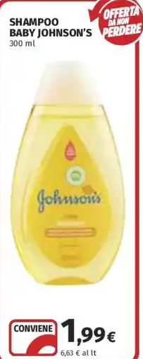 Coop Superstore Shampoo baby Johnson's offerta