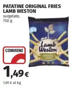 Coop Superstore Patatine original fries Lamb Weston offerta