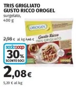 Coop Superstore Tris grigliato gusto ricco OroGel offerta