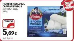 Coop Superstore Fiori di merluzzo Findus offerta