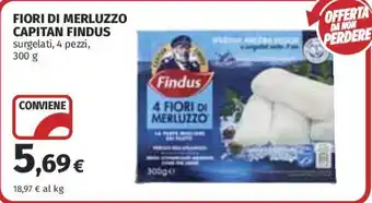 Coop Superstore Fiori di merluzzo Findus offerta