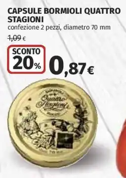 Coop Superstore Capsule Bormioli Quattro Stagioni offerta