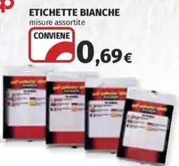 Coop Superstore Etichette bianche offerta