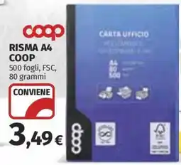 Coop Superstore Risma A4 Coop offerta